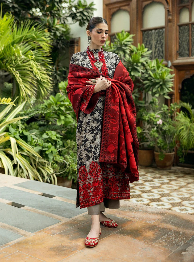 ZAINAB CHOTTANI LAWN 3PC - LAWN EMB PRINTED SHIRT WITH LAWN PRINTED DUPATTA AND LAWN PRINTED TROUSER | RP