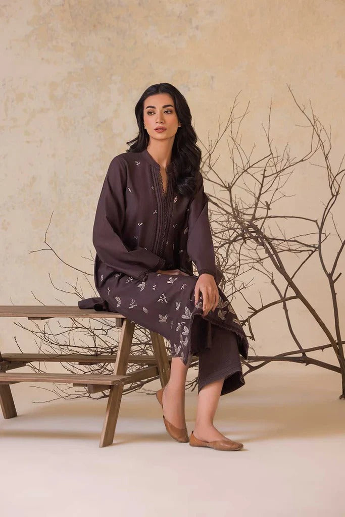 SOBIA NAZIR LAWN 2PC - LAWN EMB SHIRT WITH LAWN DYED TROUSER | RP-3474
