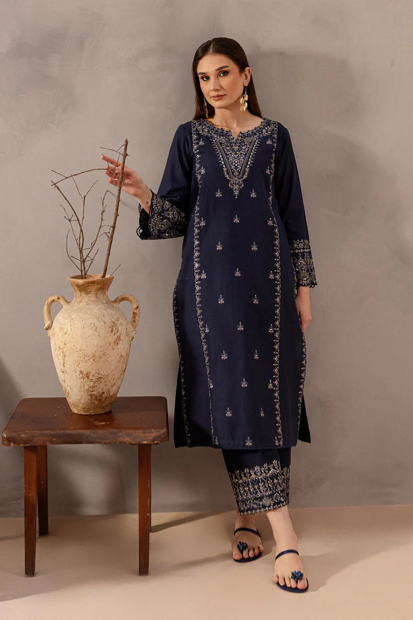 BATIK LAWN 2PC - LAWN SEQUENCE EMB SHIRT WITH LAWN SEQUENCE EMB TROUSER | RP-3475