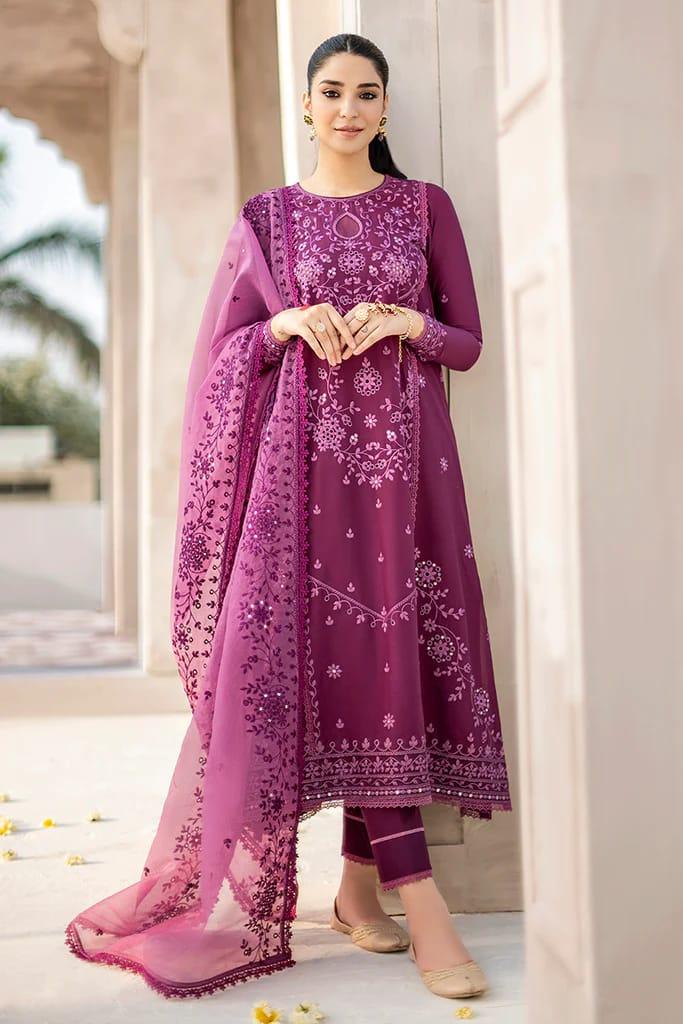 Asim Jofa Emb 3Pcs Lawn 1011 rangpasand.com 03