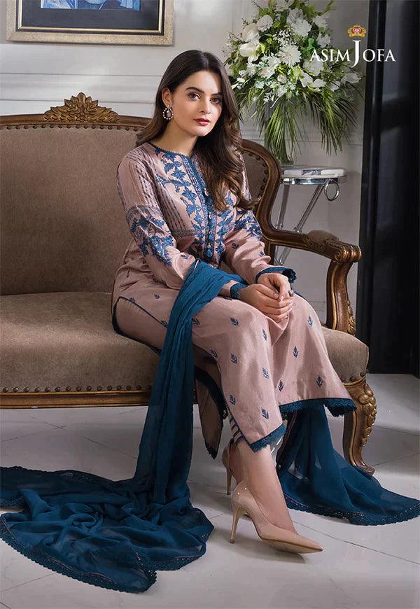Asim Jofa Emb 3Pcs Lawn 1024 rangpasand.com 03