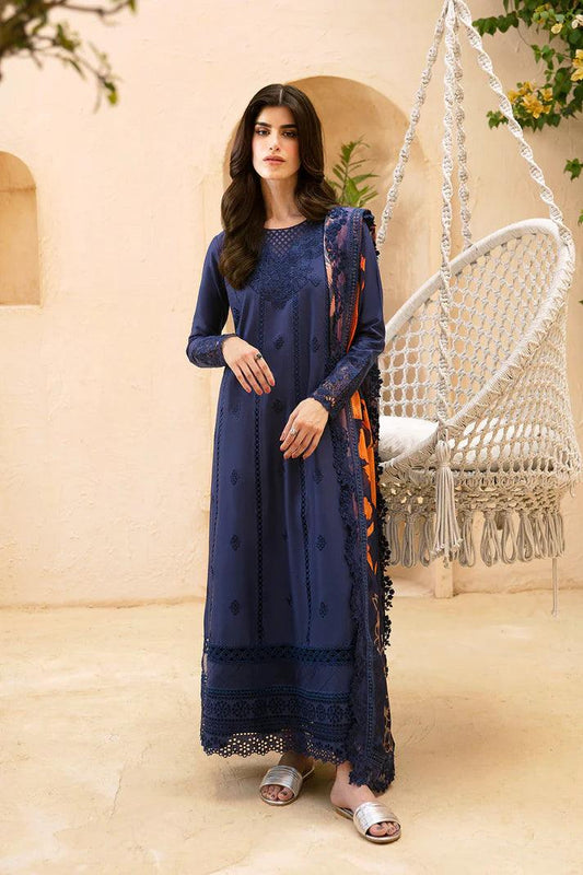Azure Lawn Emb 3Pcs 1039 rangpasand.com 01
