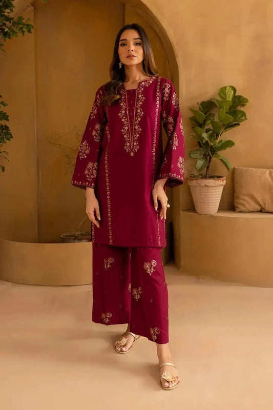 Batik Lawn Emb 2Pcs 1055 rangpasand.com 01