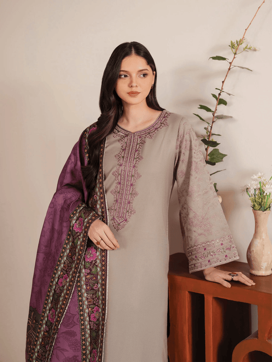 Garnet Emb 3Pcs Lawn 1003 rangpasand.com 03