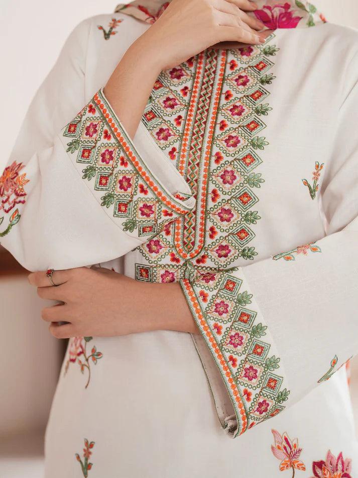 Garnet Emb 3Pcs Lawn 1006 rangpasand.com 07