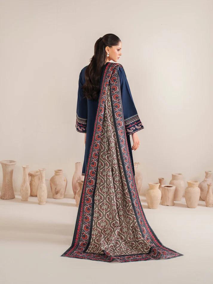 Garnet Emb 3Pcs Lawn 1007 rangpasand.com 05