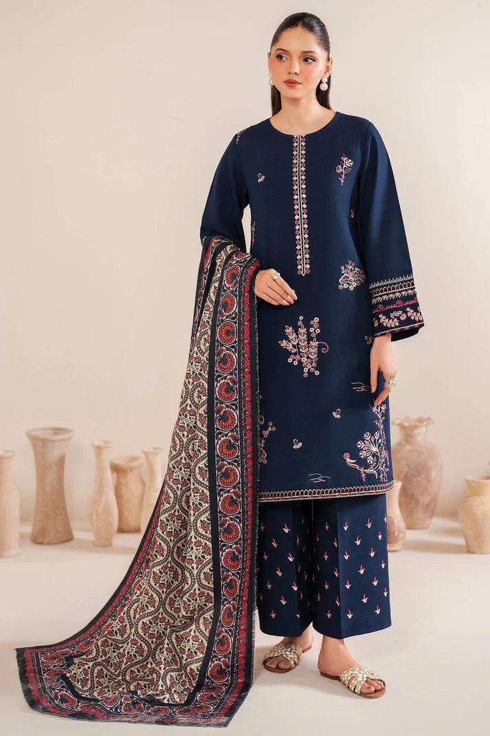 Garnet Emb 3Pcs Lawn 1007 rangpasand.com 08