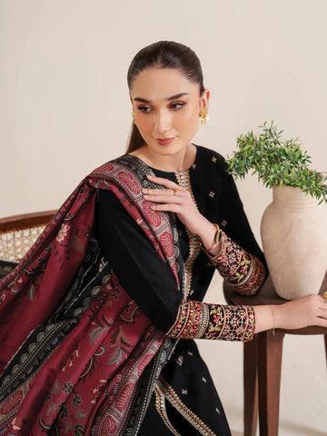 Garnet Lawn Emb 3Pcs 1073 rangpasand.com 07