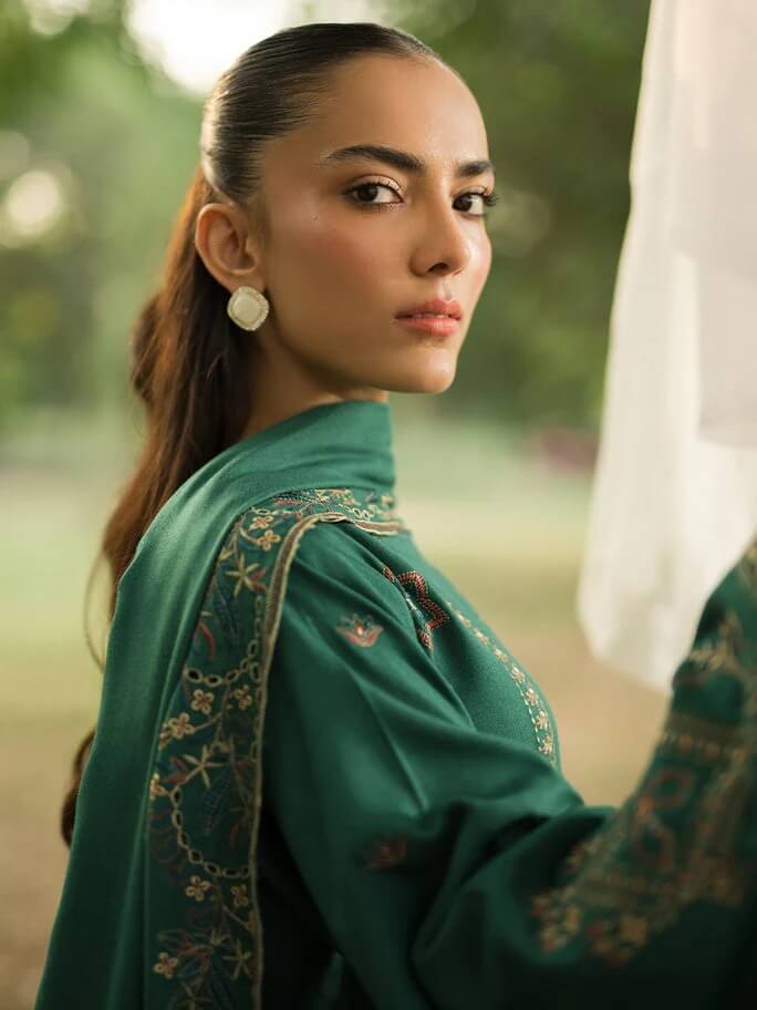 SAPPHIRE LAWN 3PC - LAWN EMB SHIRT WITH LAWN EMB DUPATTA AND LAWN DYED TROUSER | RP-3694