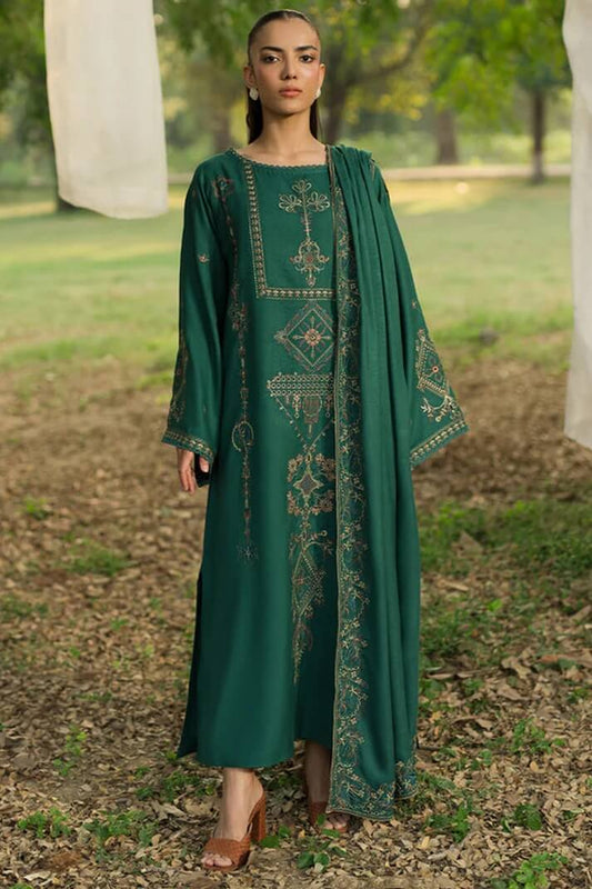 SAPPHIRE LAWN 3PC - LAWN EMB SHIRT WITH LAWN EMB DUPATTA AND LAWN DYED TROUSER | RP-3694