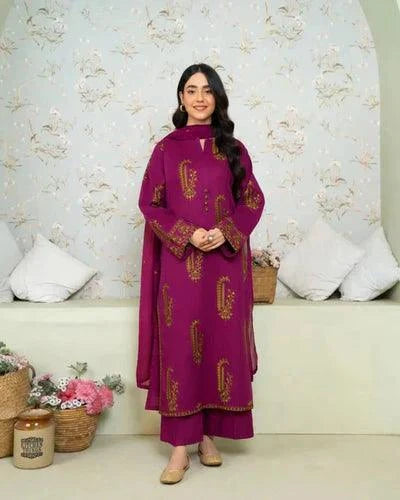 Sapphire Lawn Emb 3Pcs 1053 rangpasand.com 01