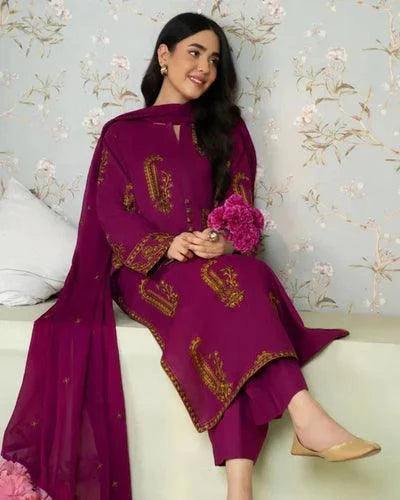 Sapphire Lawn Emb 3Pcs 1053 rangpasand.com 02