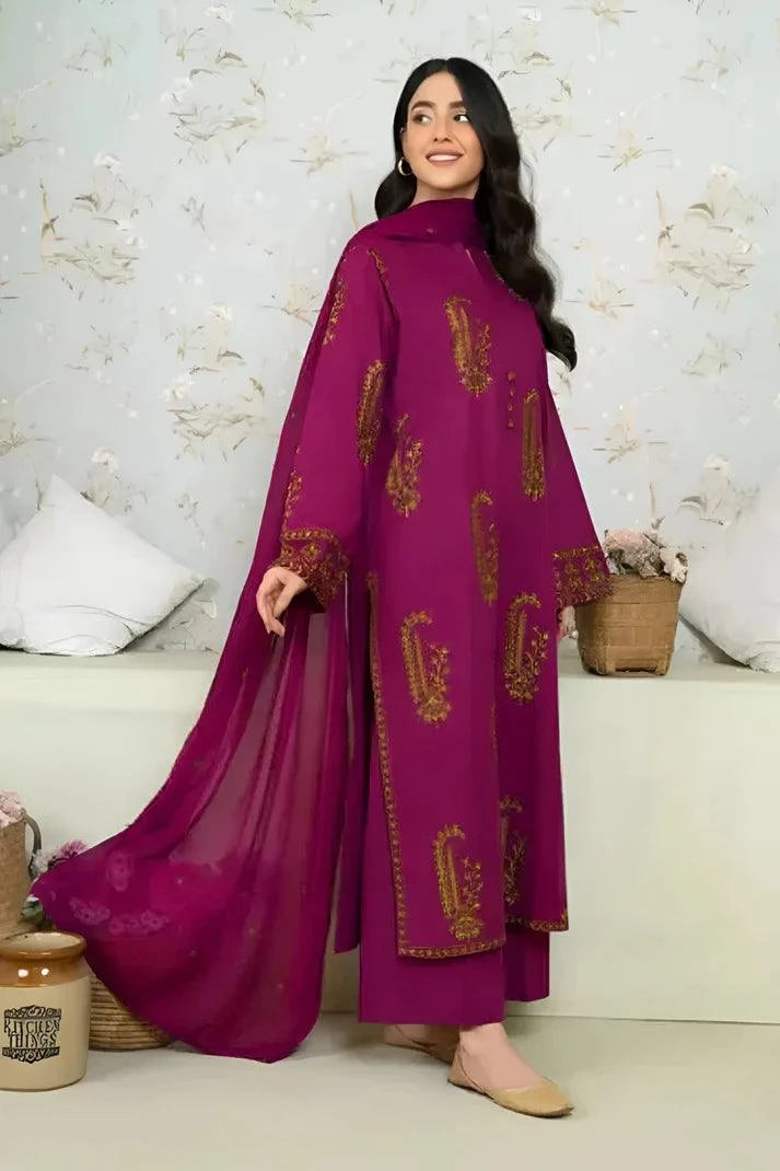 Sapphire Lawn Emb 3Pcs 1053 rangpasand.com 04
