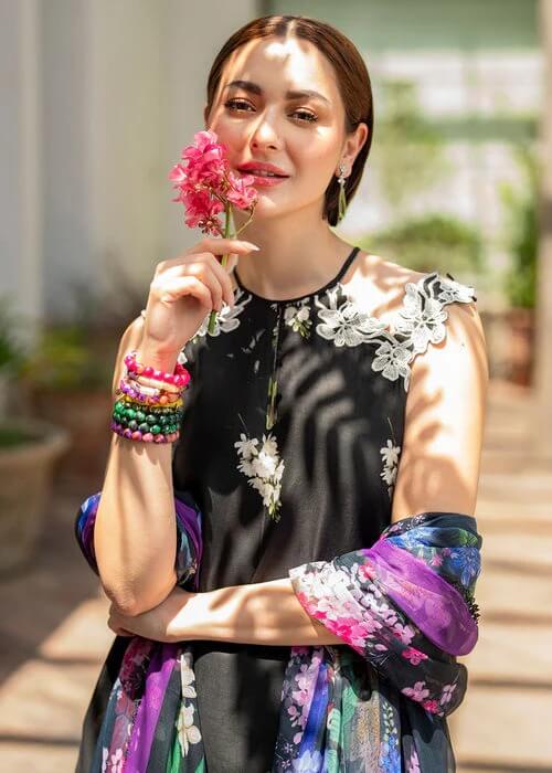 ASIFA NABEEL LAWN 3PC - LAWN EMB PRINTED SHIRT WITH CHIFFON PRINTED DUPATTA AND LAWN PRINTED TROUSER | RP-2515